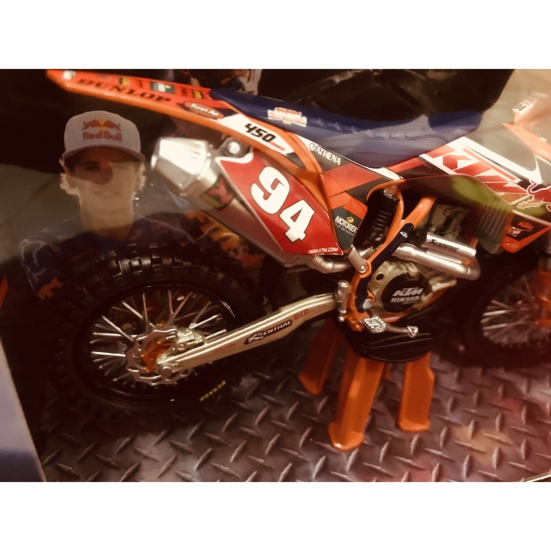 KTM 450SX-F 2014 KEN ROCZEN 1/12スケール エンタメ/ホビーのおもちゃ/ぬいぐるみ(模型/プラモデル)の商品写真