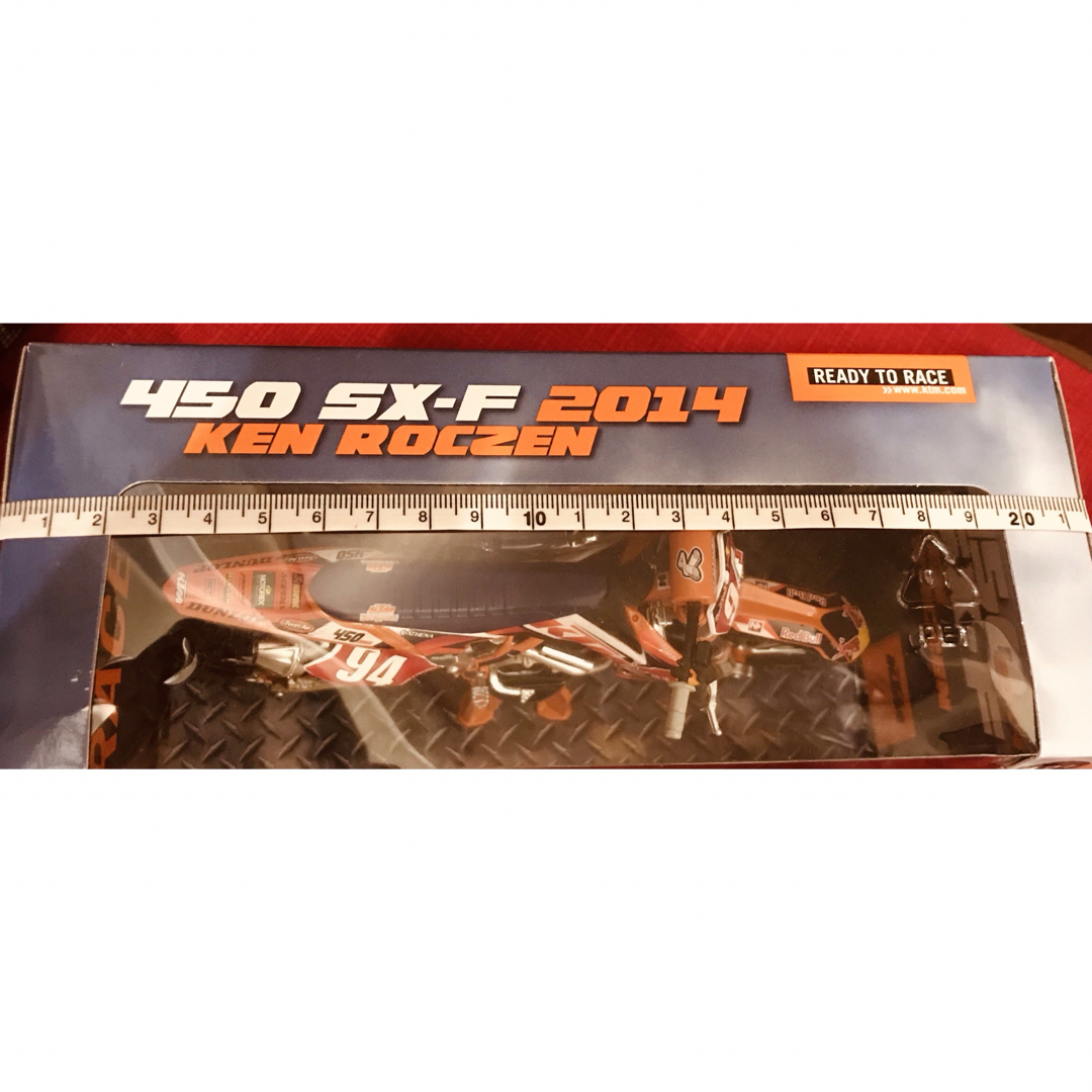 KTM 450SX-F 2014 KEN ROCZEN 1/12スケール エンタメ/ホビーのおもちゃ/ぬいぐるみ(模型/プラモデル)の商品写真