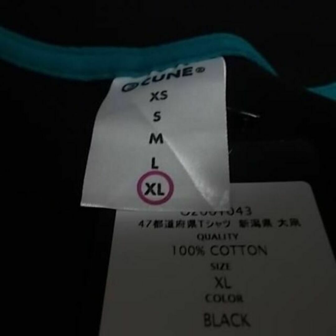 CUNE(キューン)の新品 cune キューン 新潟県 Tシャツ XL 47都道府県旅行にいったつもり メンズのトップス(Tシャツ/カットソー(半袖/袖なし))の商品写真