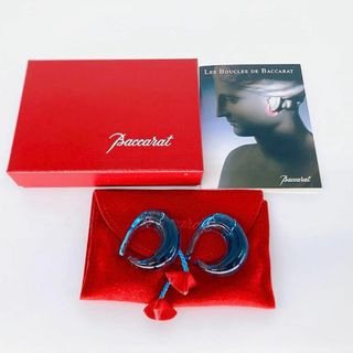 バカラ(Baccarat)の✨美品✨Baccarat バカラ イヤーカフ ブルー(ピアス)