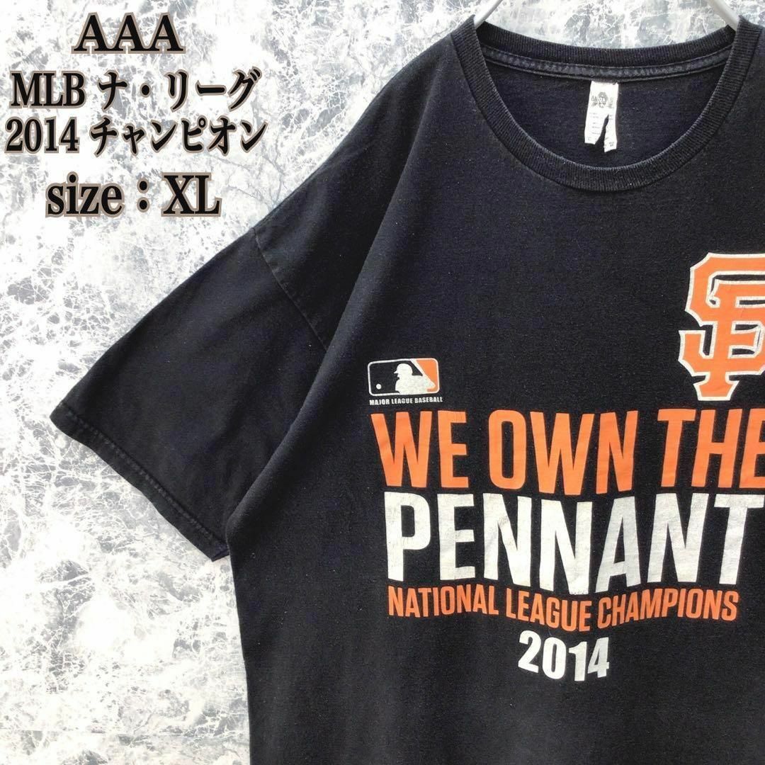 T73【MLB】2014メジャーリーグナ・リーグチャンピオンジャイアンツTシャツ メンズのトップス(Tシャツ/カットソー(半袖/袖なし))の商品写真