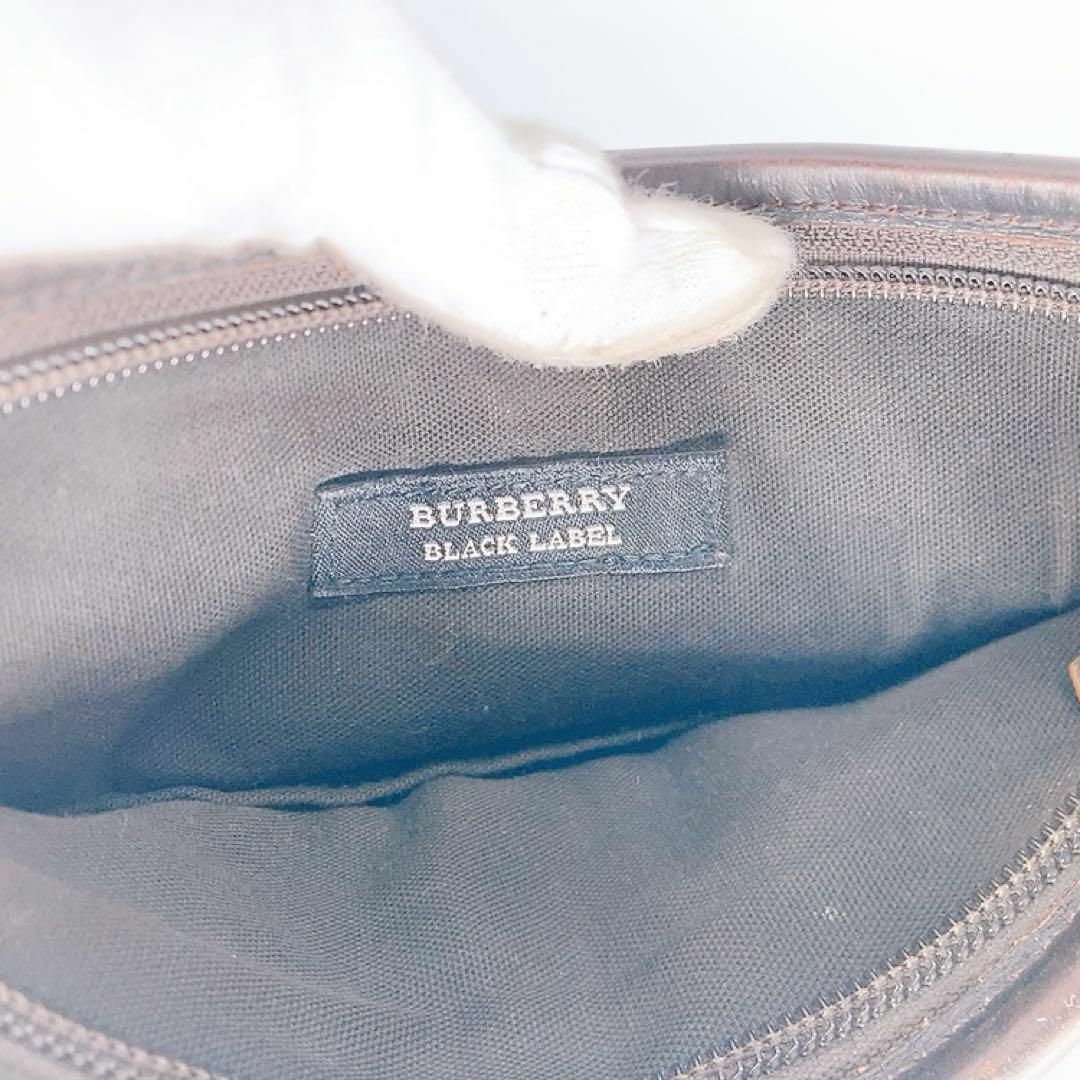 BURBERRY BLACK LABEL(バーバリーブラックレーベル)の✨綺麗✨BURBERRY ショルダーバッグ キャンバス ノバチェック ナイロン メンズのバッグ(ショルダーバッグ)の商品写真