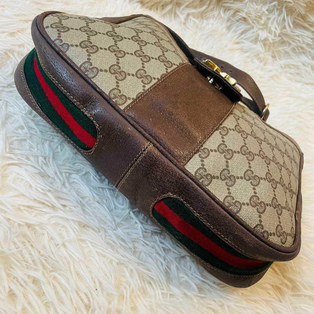 Gucci(グッチ)の美品＊GUCCI ショルダーバッグ ポシェット gg金具 pvc シェリーライン レディースのバッグ(ショルダーバッグ)の商品写真