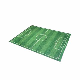 A-ITEM キッズラグ サッカー場 子供部屋 ラグ サッカーピッチ カーペット(ラグ)