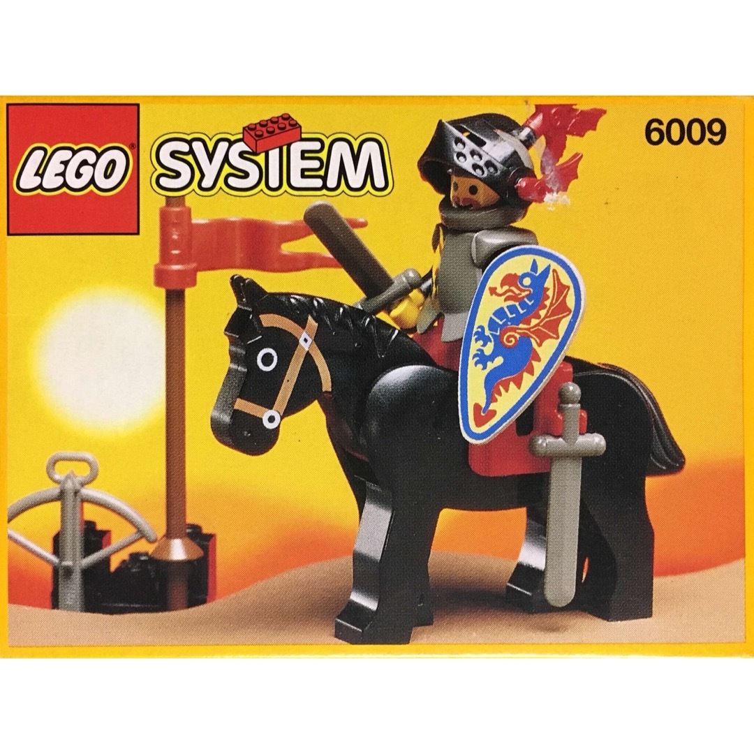 レゴ キャッスル(レゴキャッスル)のLEGO レゴ 6009 Black Knight ブラックナイトの騎士 キッズ/ベビー/マタニティのおもちゃ(積み木/ブロック)の商品写真