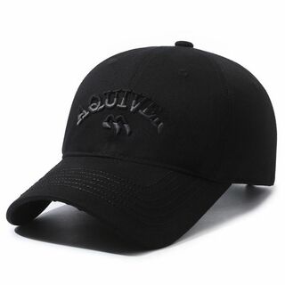 【色: ブラック】[Ｑｚｋｏｕｍａ] キャップ 帽子 メンズ レディース 野球帽(その他)