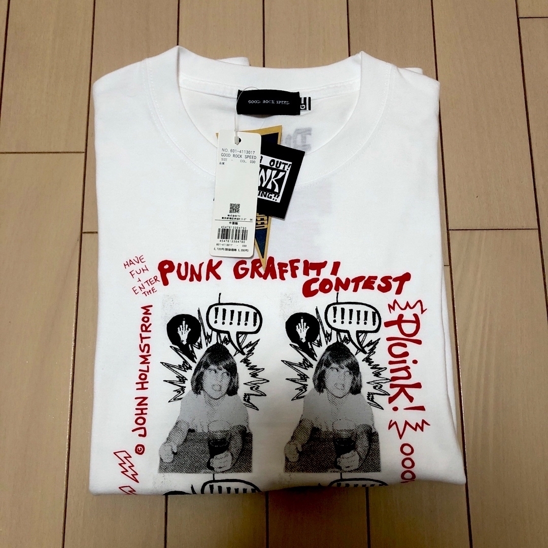 GOOD ROCK SPEED(グッドロックスピード)のGOOD ROCK SPEED ＪＯＨＮ，ＨフォトTシャツ レディースのトップス(Tシャツ(半袖/袖なし))の商品写真