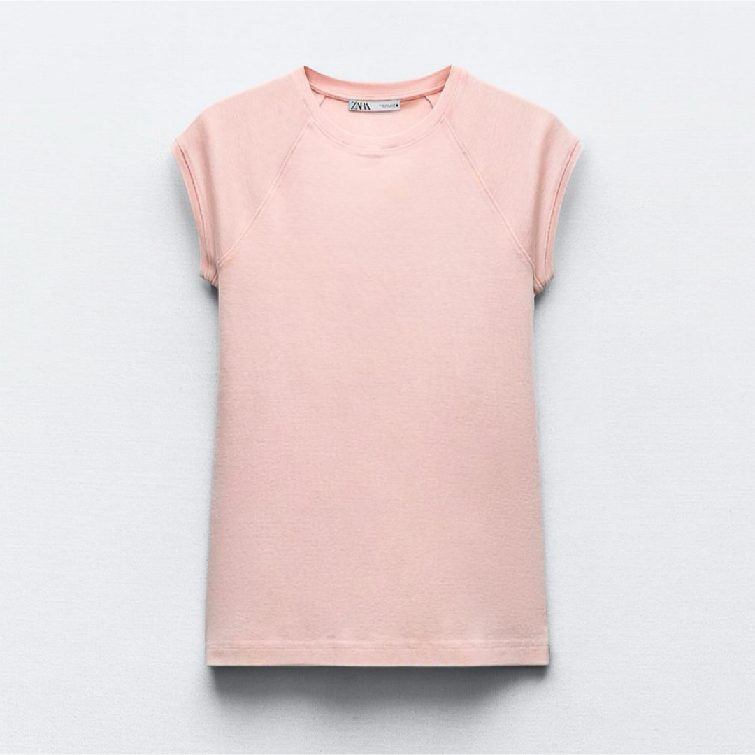 ZARA(ザラ)の新品タグあり ZARA グラデーションコットンTシャツ レディースのトップス(Tシャツ(半袖/袖なし))の商品写真