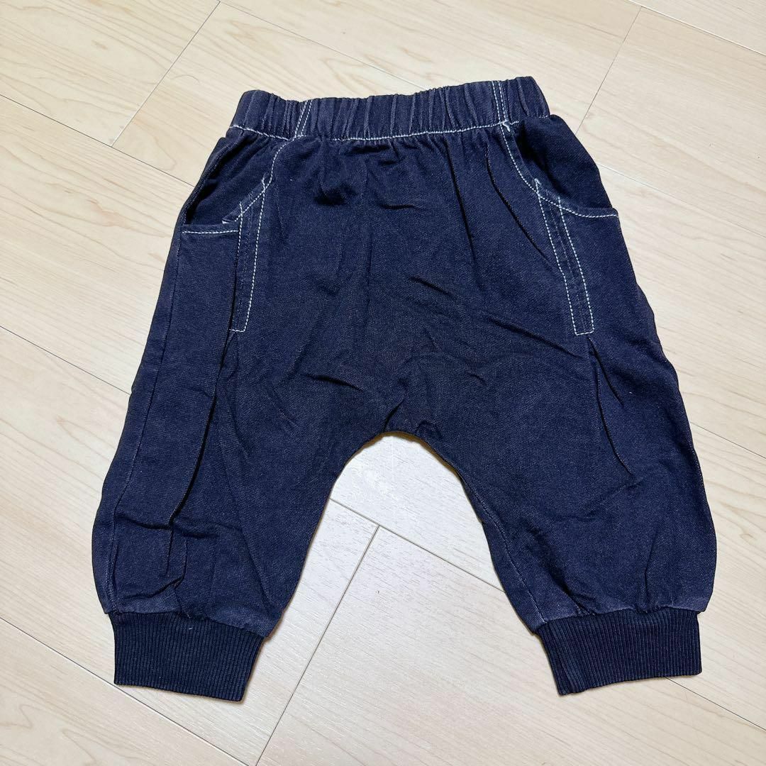 ❤️早いもの勝ち❤️ ズボン　パンツ　クロップド丈　ブラック キッズ/ベビー/マタニティのキッズ服男の子用(90cm~)(パンツ/スパッツ)の商品写真