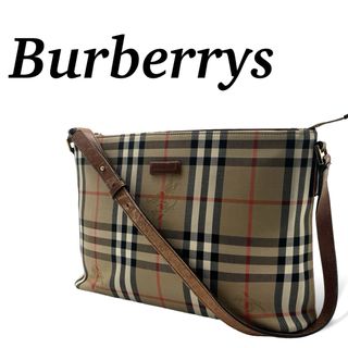 バーバリー(BURBERRY)のBurberrys バーバリー　ノバチェック  ホースロゴ　ショルダーバッグ(ショルダーバッグ)