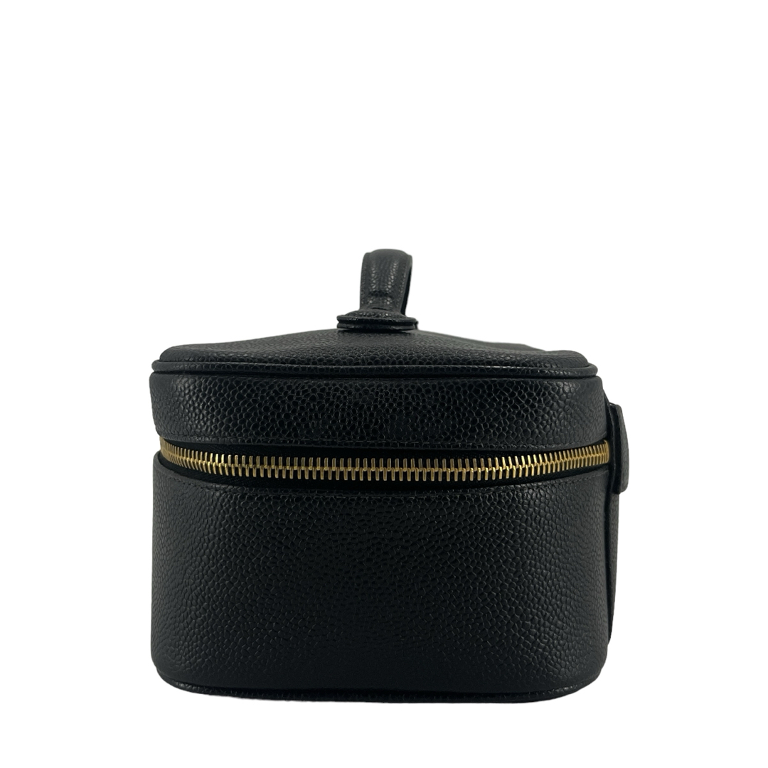 CHANEL - CHANEL シャネル バニティバッグ キャビアスキン ココ CHANEL - CHANEL シャネル バニティバッグ キャビアスキン ココ