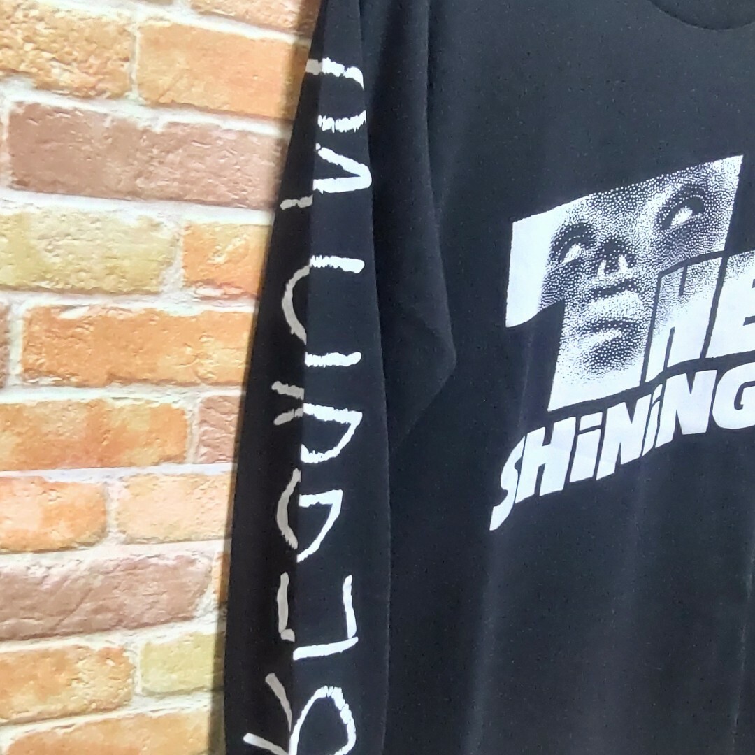 【新品】シャイニング Tシャツ ロンT 長袖 S ブラック ホラー映画 フェイス メンズのトップス(Tシャツ/カットソー(七分/長袖))の商品写真