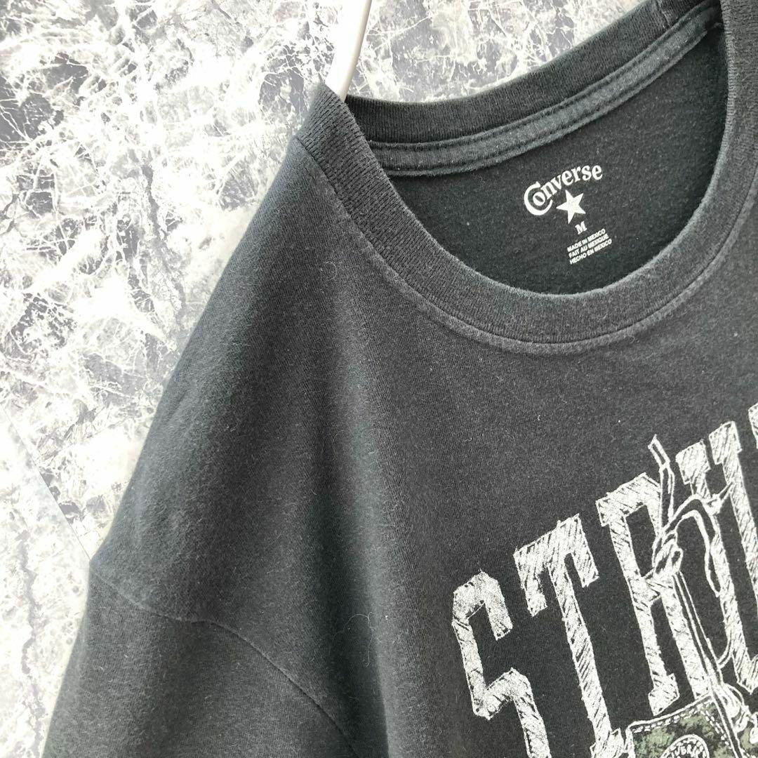 CONVERSE(コンバース)のIT128 US古着コンバースオールスタースニーカーデカプリントロゴ半袖Tシャツ メンズのトップス(Tシャツ/カットソー(半袖/袖なし))の商品写真