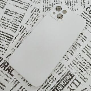iPhone 14Plus シリコンケース (05) ホワイト(iPhoneケース)
