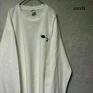 Anvil - anvil アンビル ロンＴ 長袖 Tシャツ ワンポイント 刺繍 ダーツ XL