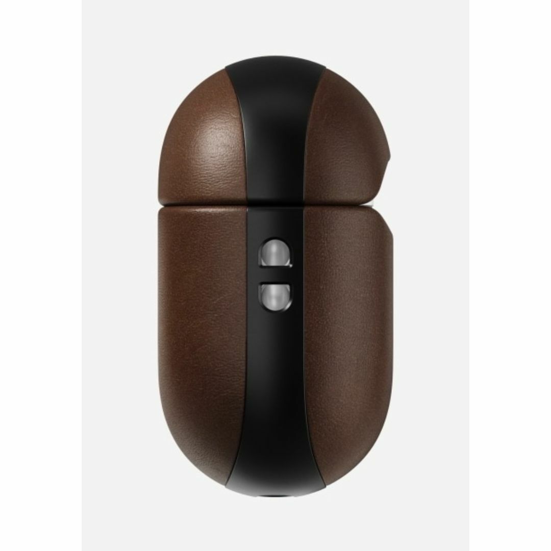 NOMAD社製 AirPods Pro (第2世代)用 レザーケース(ブラウン) スマホ/家電/カメラのオーディオ機器(その他)の商品写真