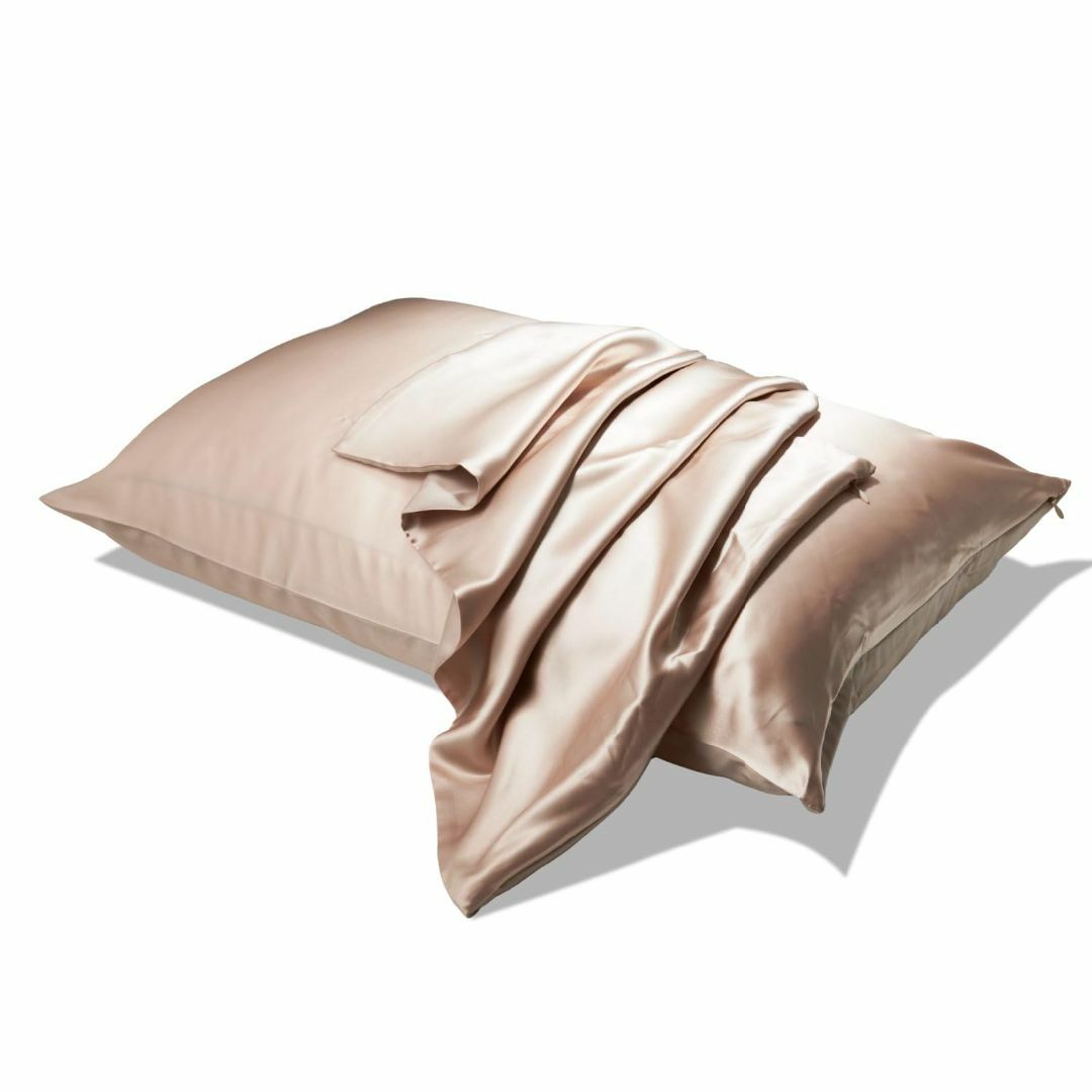 ヒツジのいらないシルクカバー 枕カバー シルク 洗える 2WAY 再生繊維 テン インテリア/住まい/日用品の寝具(シーツ/カバー)の商品写真