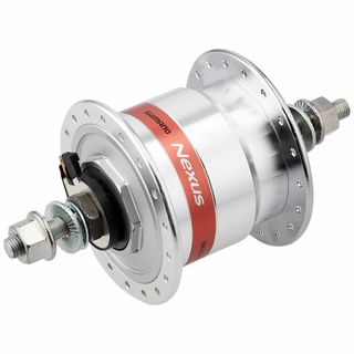 シマノ(SHIMANO) ハブダイナモ DH-2N40 シルバー 36H ナット(パーツ)