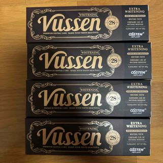 Vussen 28 歯磨き粉 ホワイトニング 80g ×4本セット(歯磨き粉)