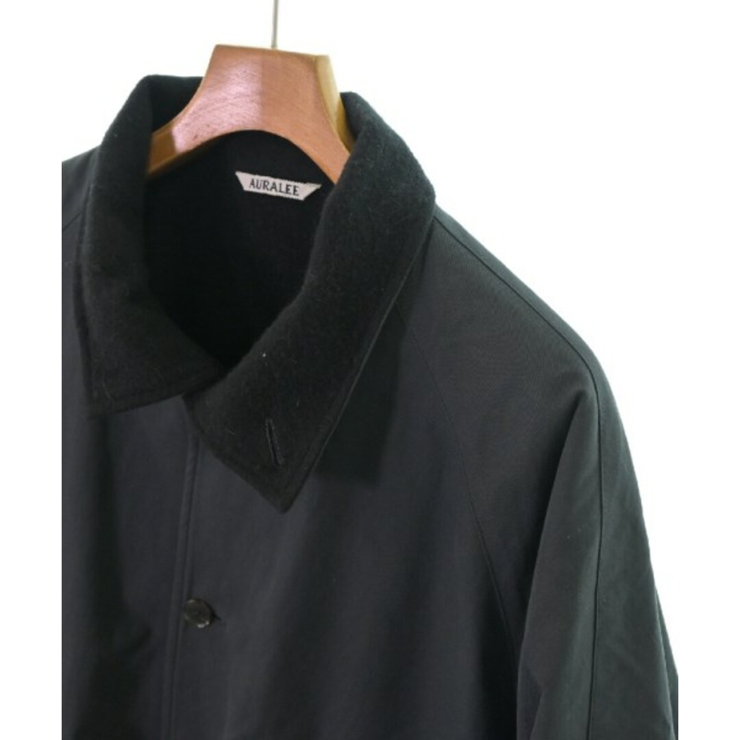 AURALEE(オーラリー)のAURALEE オーラリー コート 5(L位) 黒 【古着】【中古】 メンズのジャケット/アウター(その他)の商品写真