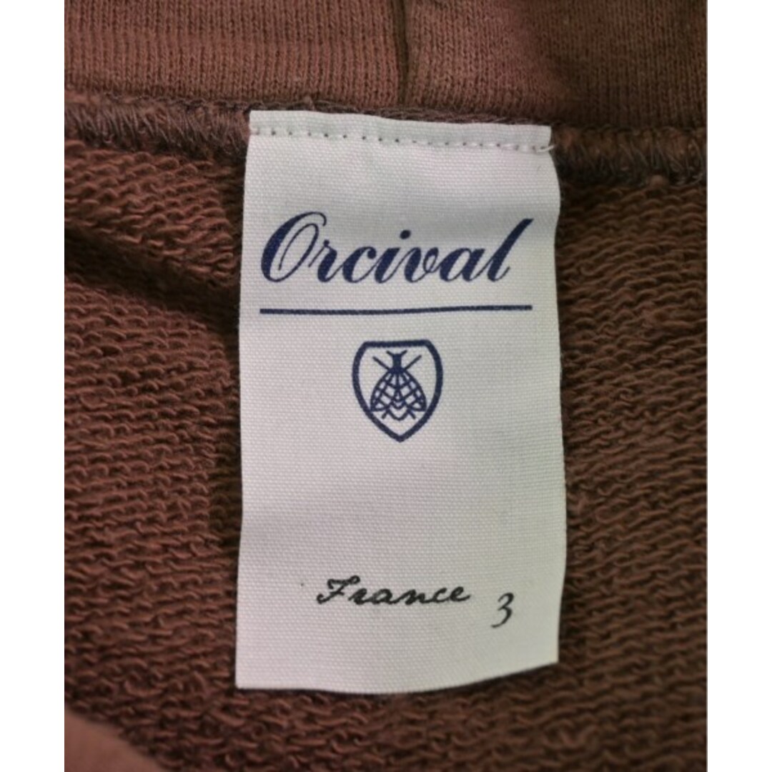 ORCIVAL(オーシバル)のORCIVAL オーシバル パーカー 3(XL位) 茶 【古着】【中古】 レディースのトップス(パーカー)の商品写真