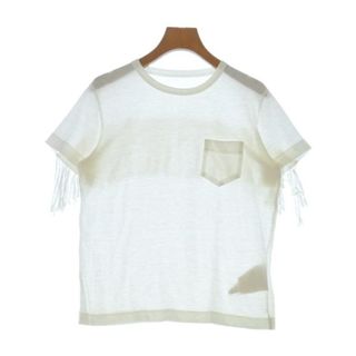 sacai - sacai サカイ Tシャツ・カットソー 2(M位) 白 【古着】【中古】