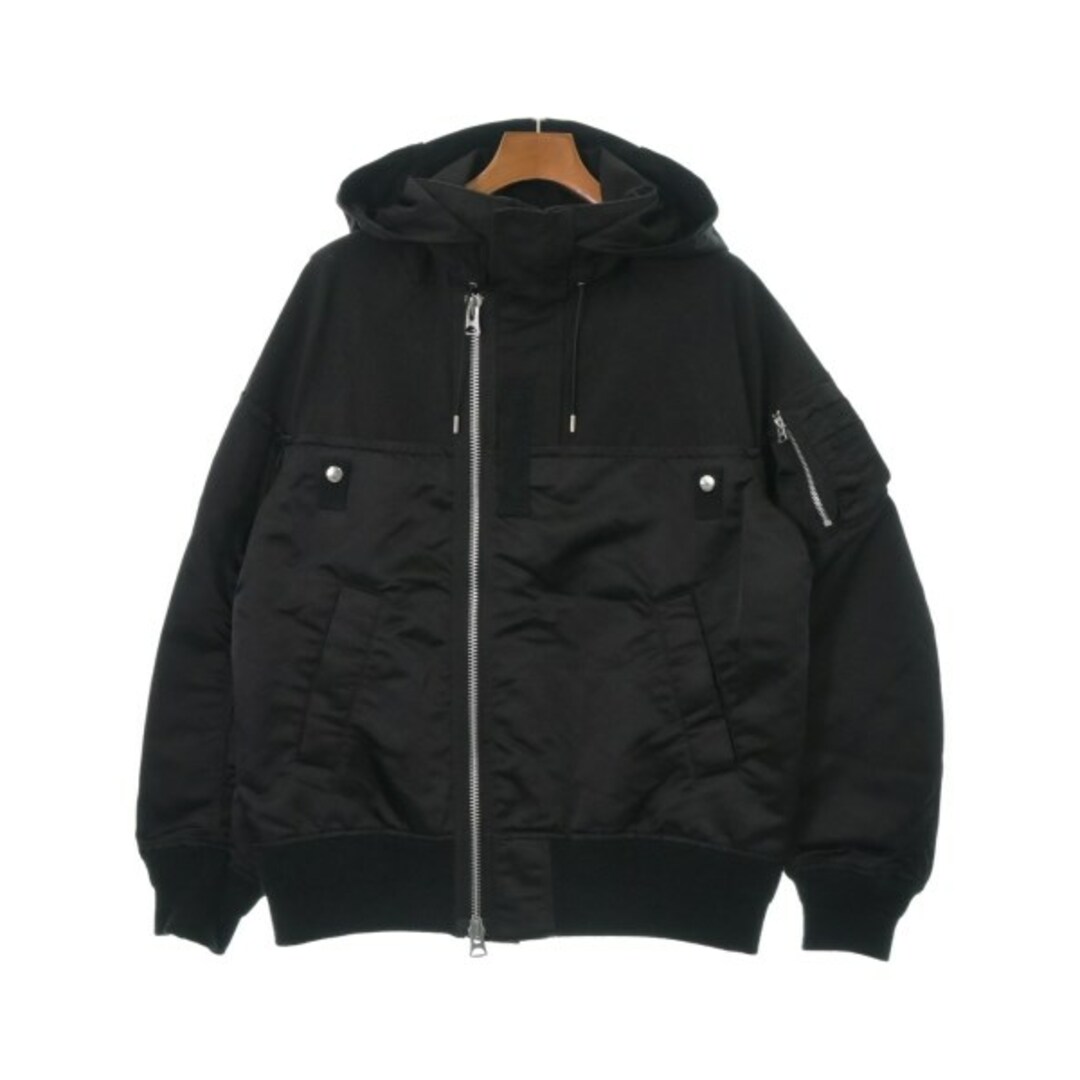 sacai(サカイ)のsacai サカイ ミリタリーブルゾン S 黒 【古着】【中古】 メンズのジャケット/アウター(ミリタリージャケット)の商品写真