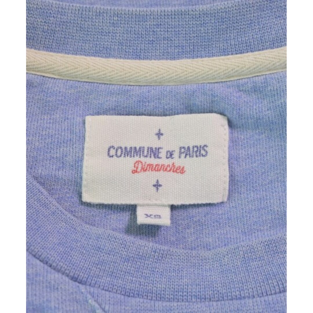 COMMUNE DE PARIS コミューン　ド　パリ スウェット XS 水色 【古着】【中古】 レディースのトップス(トレーナー/スウェット)の商品写真