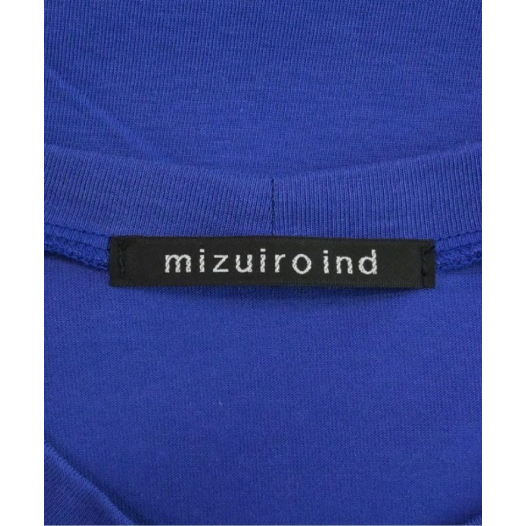 mizuiro ind(ミズイロインド)のmizuiro ind ミズイロインド Tシャツ・カットソー F 青 【古着】【中古】 レディースのトップス(カットソー(半袖/袖なし))の商品写真