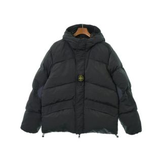 ストーンアイランド(STONE ISLAND)のSTONE ISLAND ダウンジャケット/ダウンベスト L グレー 【古着】【中古】(ダウンジャケット)