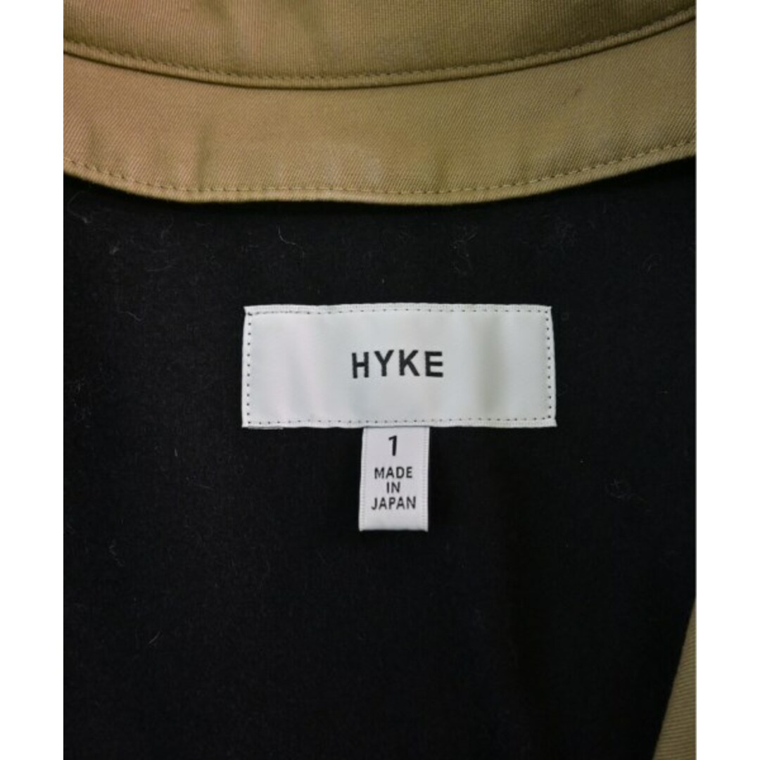 HYKE(ハイク)のHYKE ハイク トレンチコート 1(S位) カーキ 【古着】【中古】 レディースのジャケット/アウター(トレンチコート)の商品写真