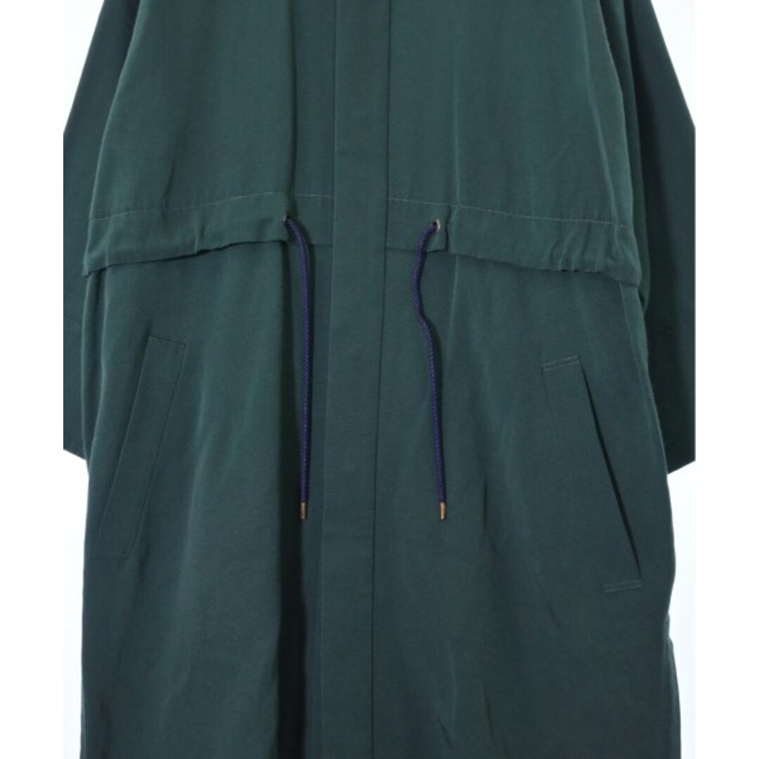 Drawer(ドゥロワー)のDrawer ドロワー コート（その他） 36(S位) 緑 【古着】【中古】 レディースのジャケット/アウター(その他)の商品写真