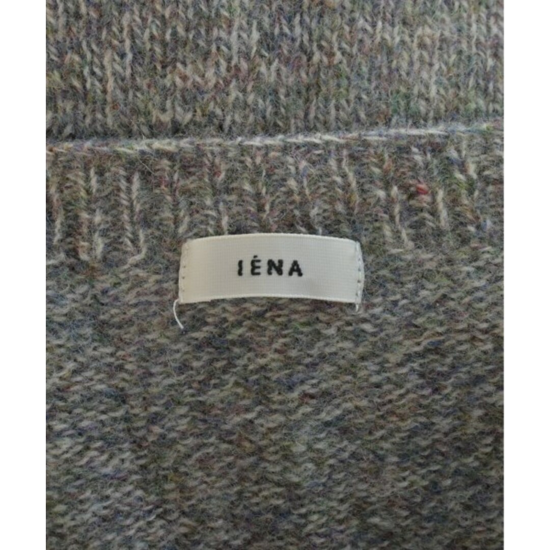 IENA(イエナ)のIENA イエナ ニット・セーター F 白x緑x紫等(ミックス) 【古着】【中古】 レディースのトップス(ニット/セーター)の商品写真