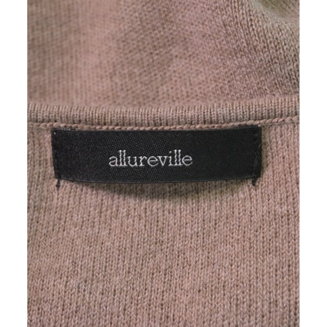 allureville(アルアバイル)のallureville アルアバイル ニット・セーター 2(M位) ベージュ 【古着】【中古】 レディースのトップス(ニット/セーター)の商品写真