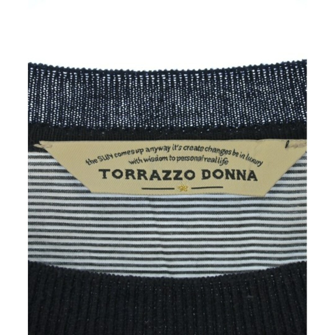 TORRAZZO DONNA(トラッゾドンナ)のTORRAZZO DONNA トラッゾドンナ ニット・セーター F 紺 【古着】【中古】 レディースのトップス(ニット/セーター)の商品写真