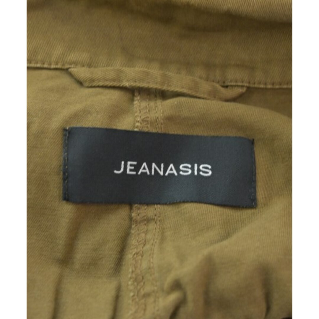 JEANASIS(ジーナシス)のJEANASIS ジーナシス ミリタリーブルゾン F 茶 【古着】【中古】 レディースのジャケット/アウター(ミリタリージャケット)の商品写真