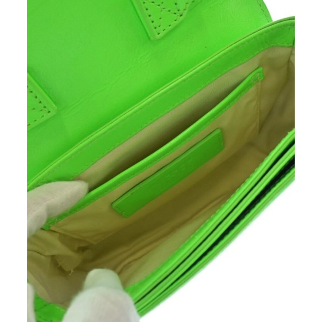 DIESEL(ディーゼル)のDIESEL ディーゼル ハンドバッグ - 蛍光グリーン 【古着】【中古】 レディースのバッグ(ハンドバッグ)の商品写真