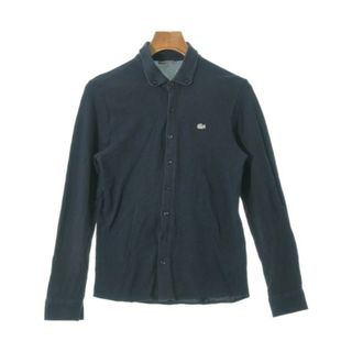 ラコステ(LACOSTE)のLACOSTE ラコステ ポロシャツ 3(M位) 紺 【古着】【中古】(ポロシャツ)