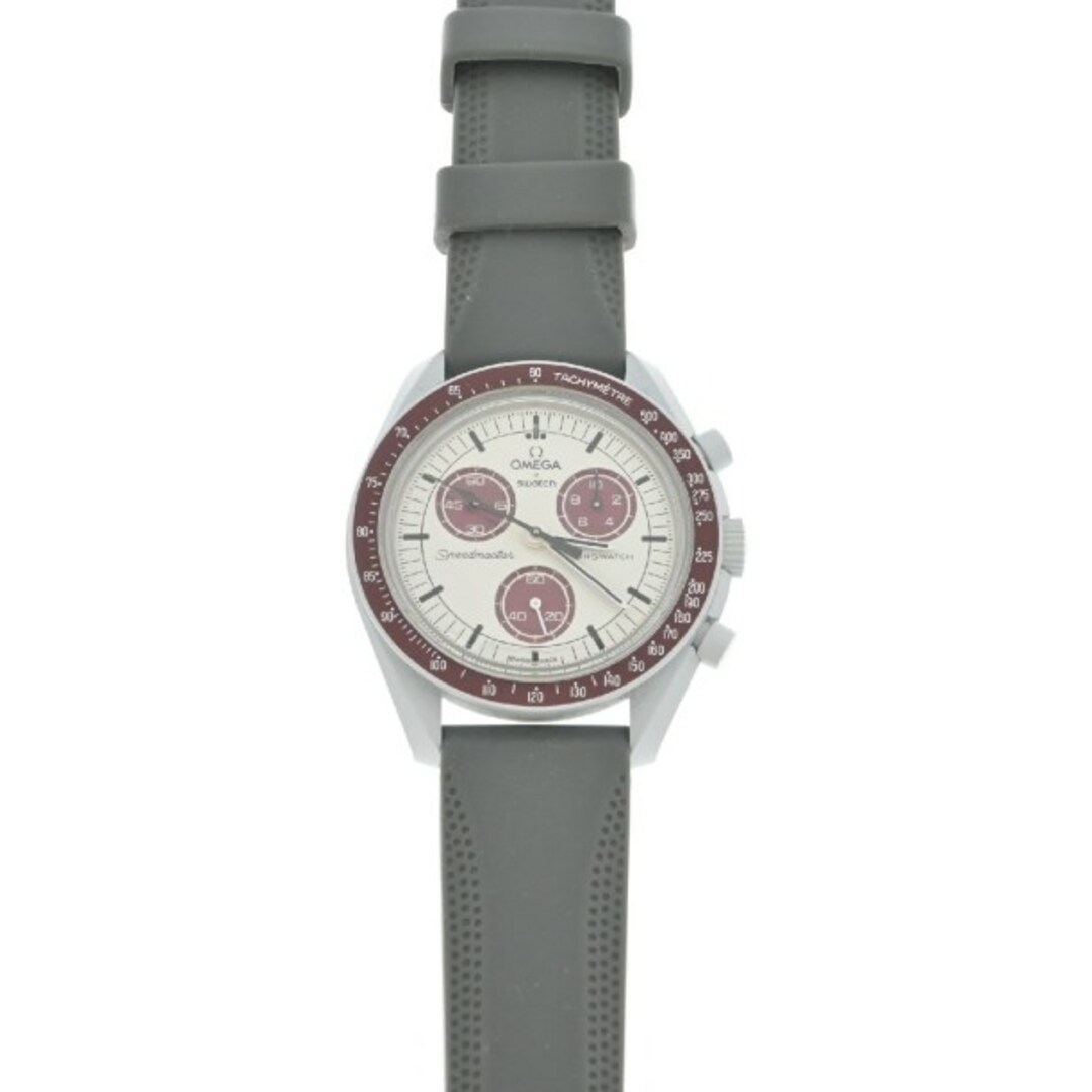 swatch(スウォッチ)のSWATCH スウォッチ 腕時計 - グレーxエンジ 【古着】【中古】 メンズの時計(その他)の商品写真