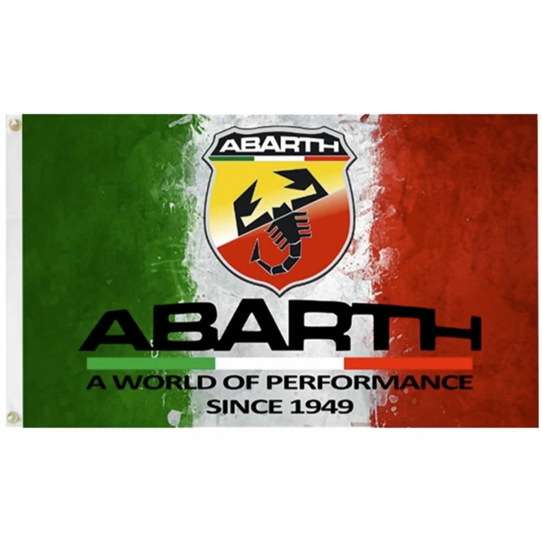 ABARTH フラッグ タペストリー 90x150cm (A2) 自動車/バイクの自動車(その他)の商品写真