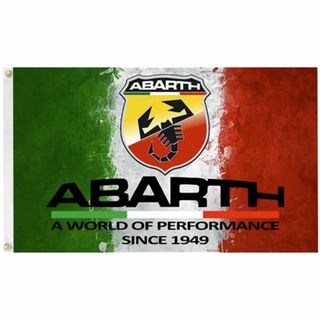 ABARTH フラッグ タペストリー 90x150cm (A2)