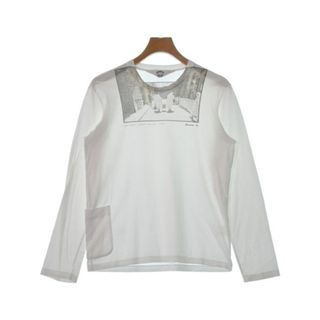 SUNSEA サンシー Tシャツ・カットソー 2(M位) 白 【古着】【中古】