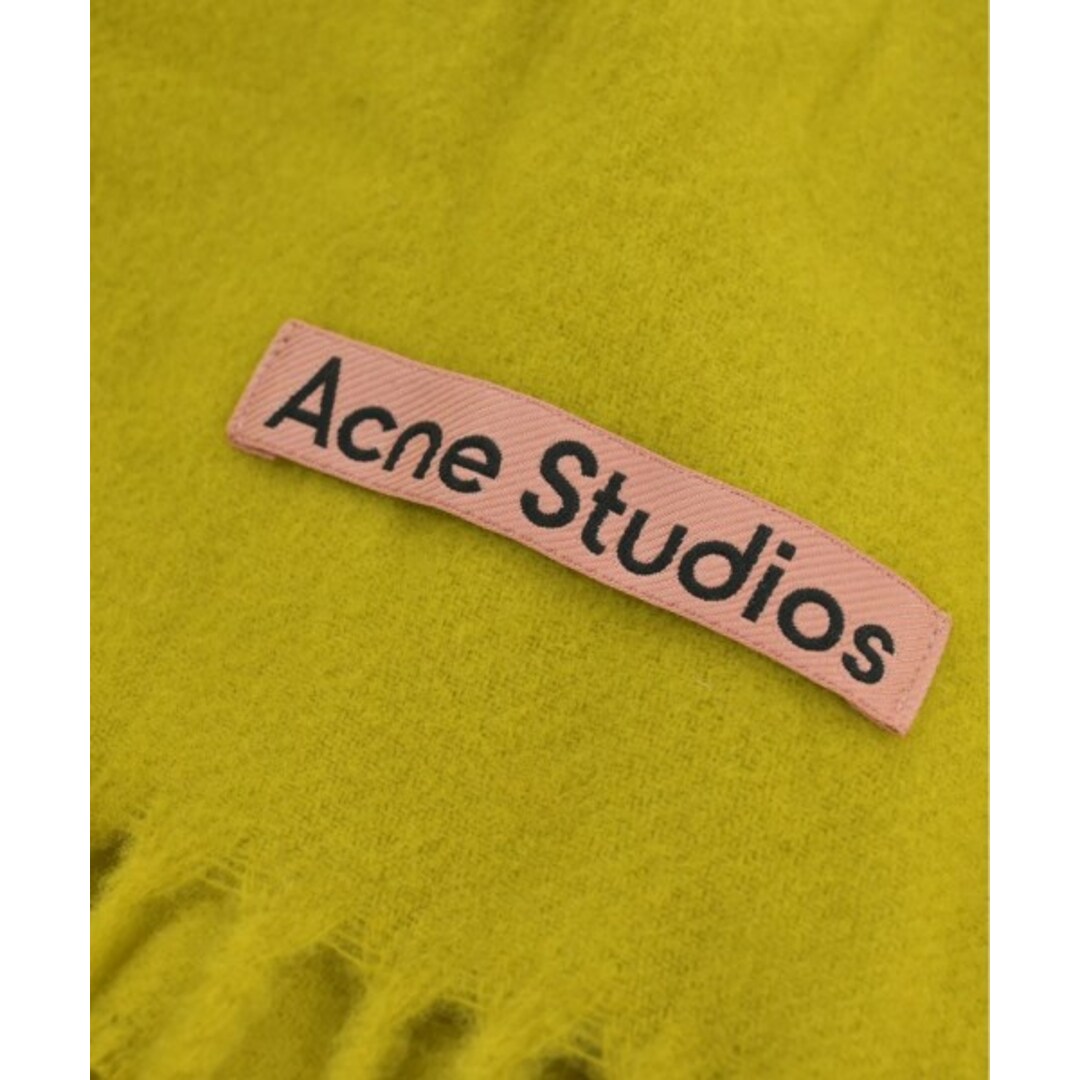 Acne Studios(アクネストゥディオズ)のAcne Studios アクネストゥディオズ マフラー - 黄系 【古着】【中古】 レディースのファッション小物(マフラー/ショール)の商品写真