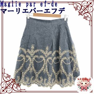 マーリエパーエフデ(Maglie par ef-de)のMaglie par ef-de マーリエパーエフデ スカート ミニ スカラップ(ミニスカート)