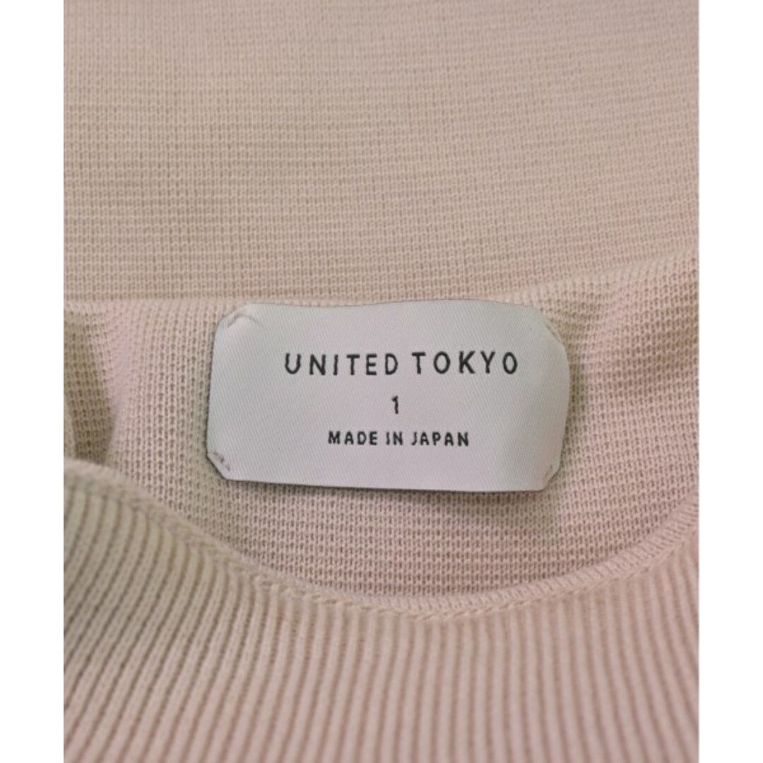 UNITED TOKYO(ユナイテッドトウキョウ)のUNITED TOKYO ニット・セーター 1(S位) ベージュ 【古着】【中古】 メンズのトップス(ニット/セーター)の商品写真