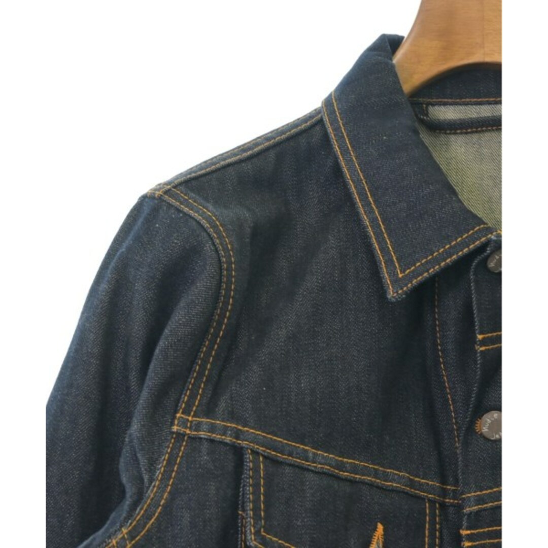 Nudie Jeans(ヌーディジーンズ)のNudie Jeans デニムジャケット S インディゴ(デニム) 【古着】【中古】 メンズのジャケット/アウター(Gジャン/デニムジャケット)の商品写真