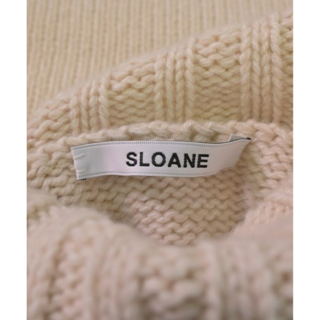 SLOANE(スローン)のSLOANE スローン ニット・セーター 4(XL位) ベージュ 【古着】【中古】 メンズのトップス(ニット/セーター)の商品写真