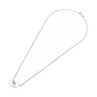 スタージュエリー(STAR JEWELRY)のSTAR JEWELRY スタージュエリー ネックレス - シルバー系xクリア 【古着】【中古】(ネックレス)