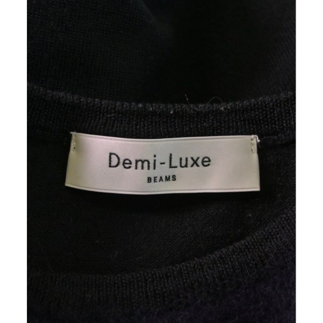 Demi-Luxe BEAMS(デミルクスビームス)のDemi-Luxe BEAMS デミルクスビームス ニット・セーター F 紺x黒 【古着】【中古】 レディースのトップス(ニット/セーター)の商品写真