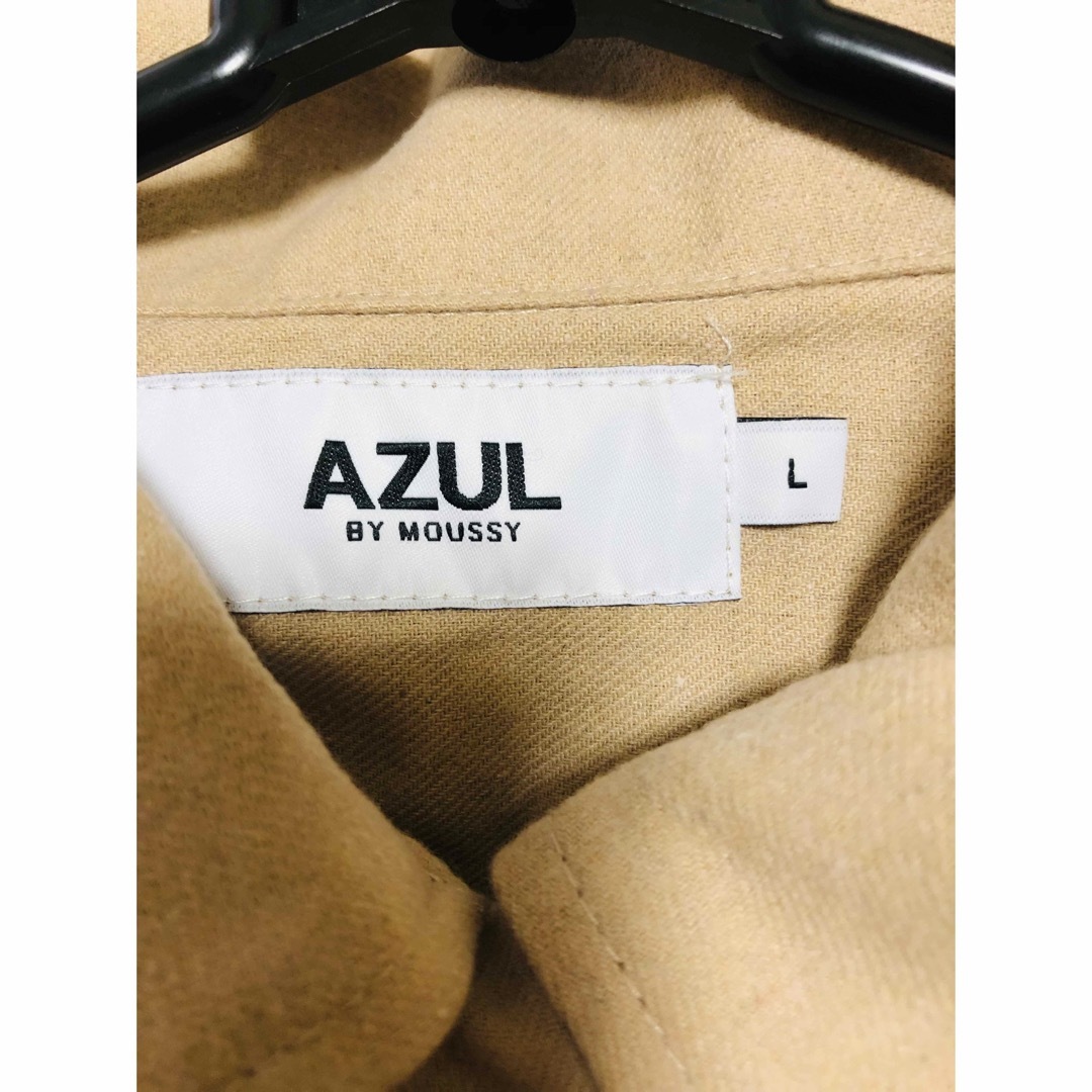 AZUL by moussy(アズールバイマウジー)のAZUL   シャツ ブラウス H/B LOOSE SHIRT レディースのトップス(シャツ/ブラウス(長袖/七分))の商品写真